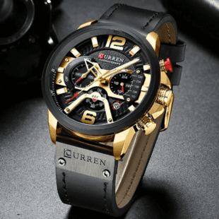 Man Clock Fashion Chronograph Wristwatch
